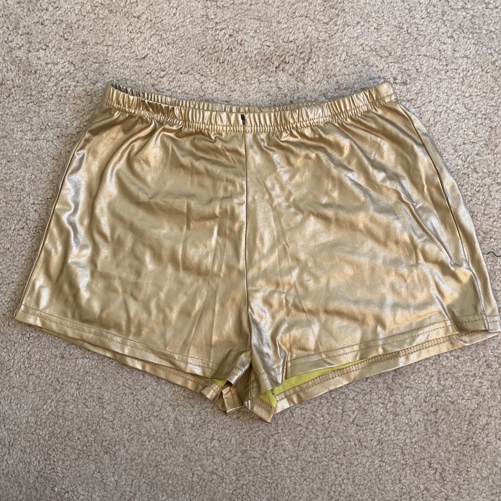 Gold shorts